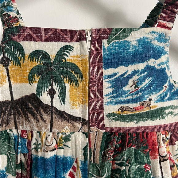 Reyn Spooner HAWAIIAN CHRISTMAS GIRLS SUNDRESS 2T - Picture 3 of 4